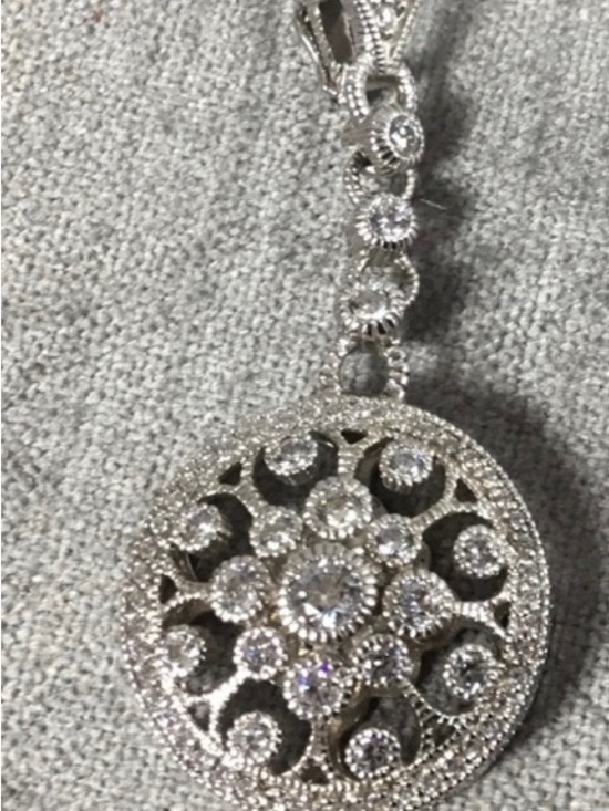 Judith Ripka Jewelry - Judith Ripka Diamonique enhancer pendant